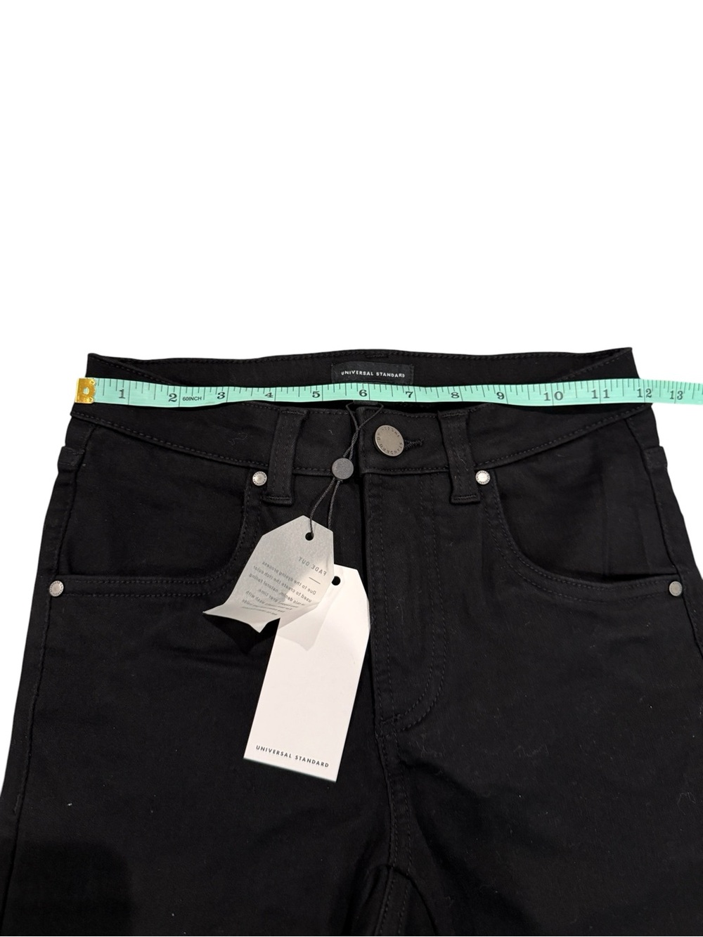Universal Standard Seine High Rise 32” Skinny Jean in Jet Black - Picture 3 of 13